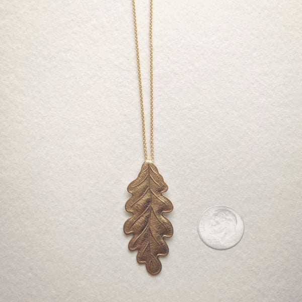 Golden Oak Necklace