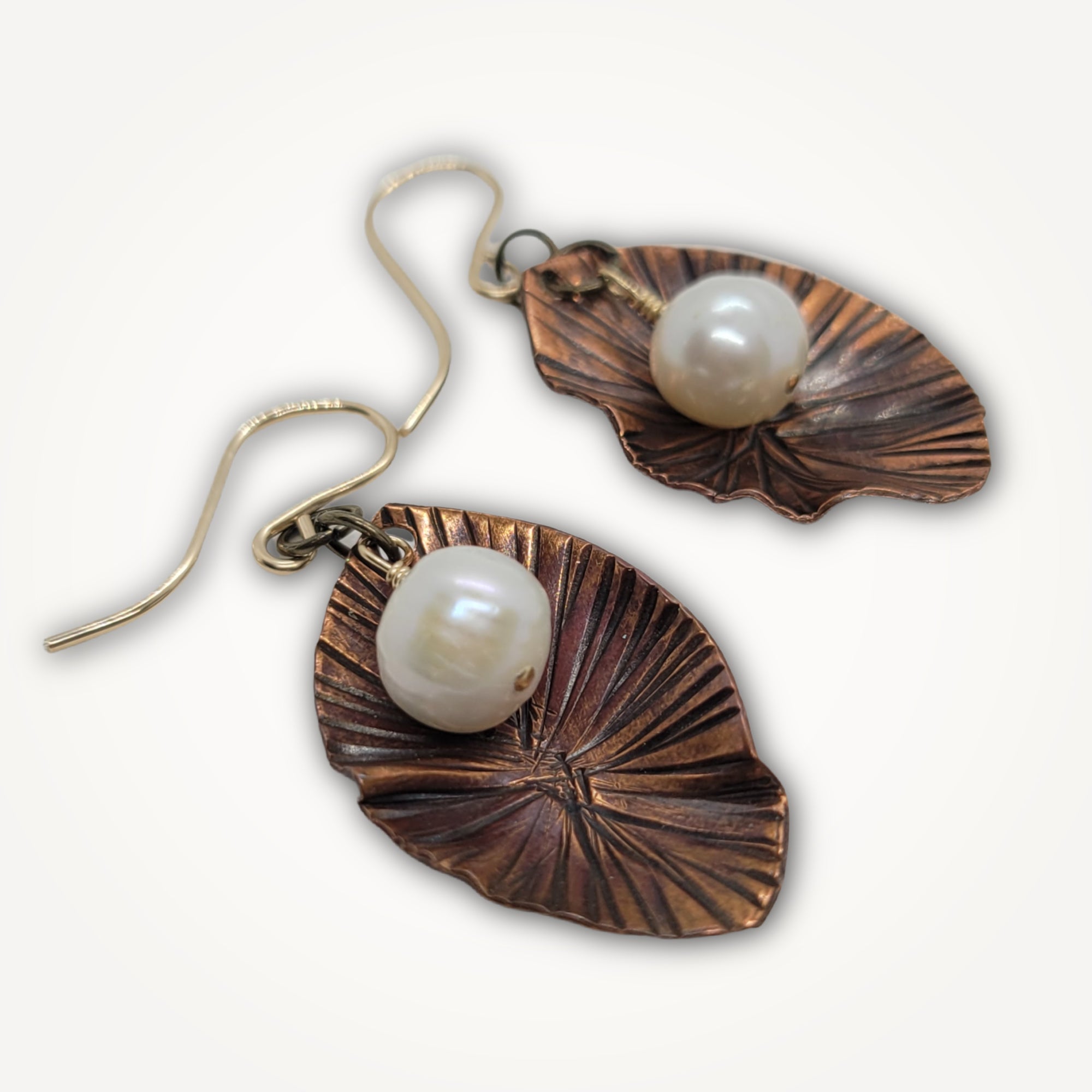 Pearl Frond Earrings