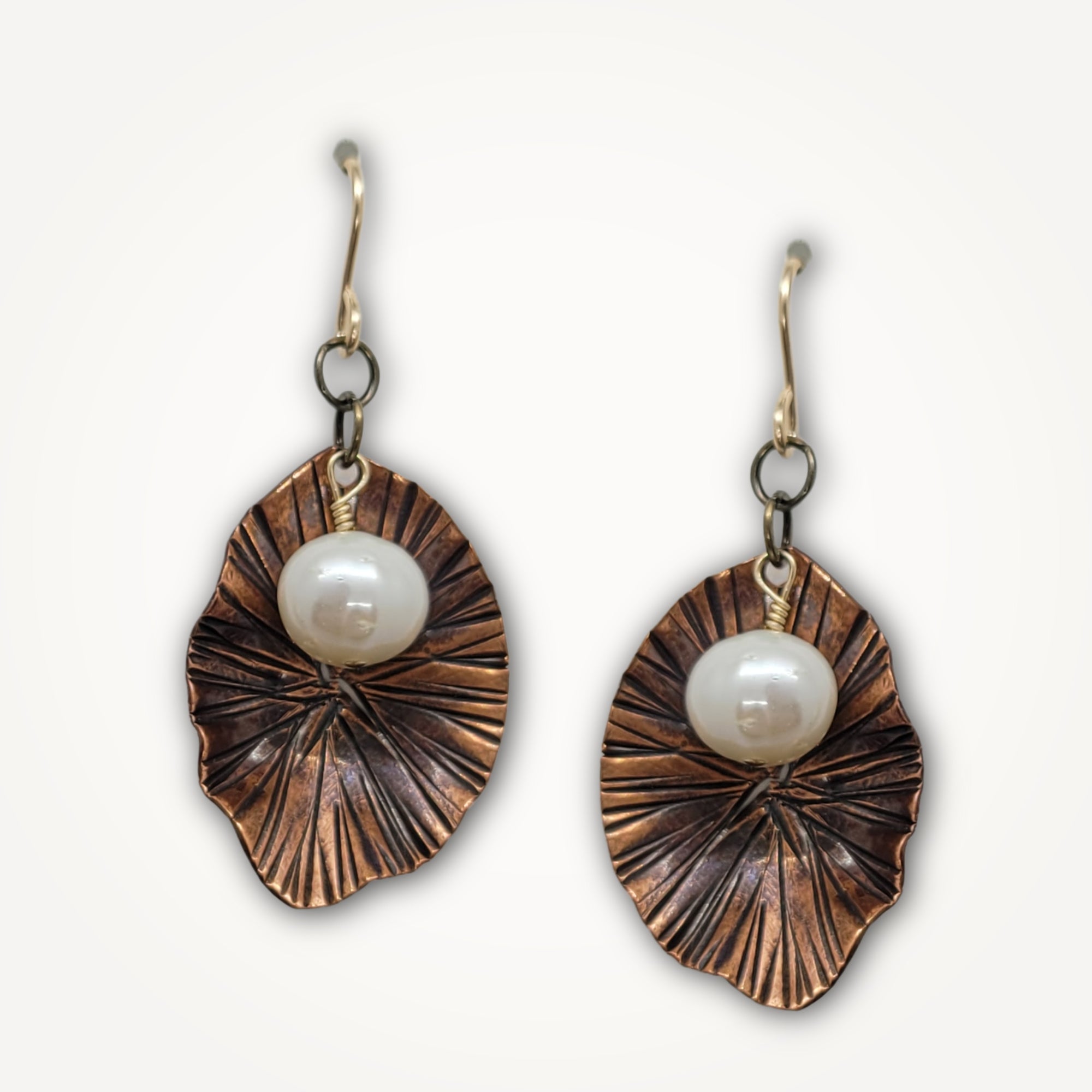 Pearl Frond Earrings