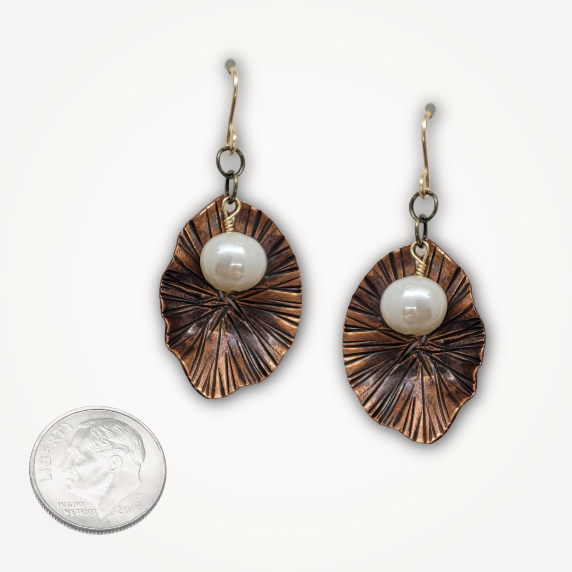 Pearl Frond Earrings