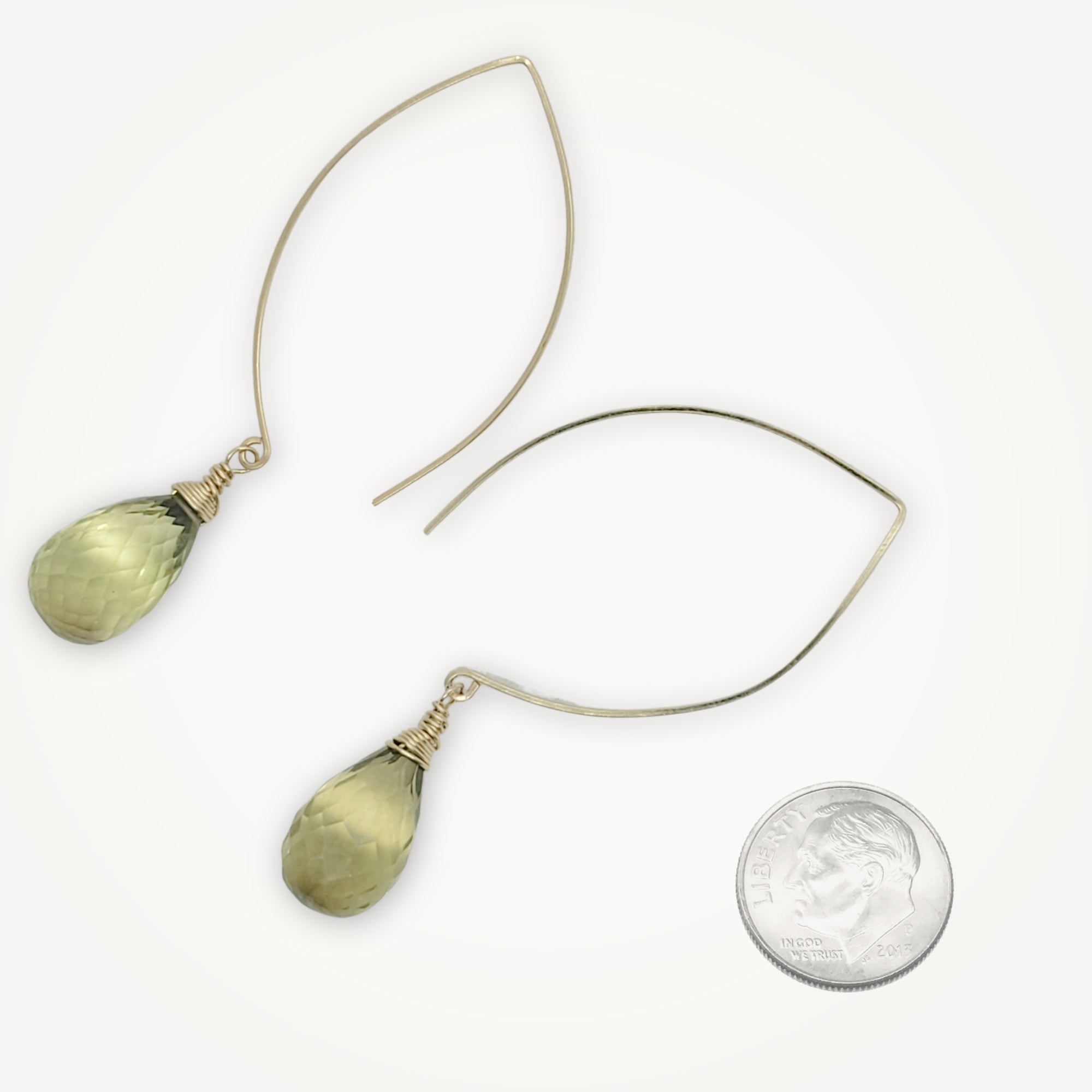 Stone of Optimism • Lemon Quartz Earrings