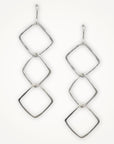 Three of Diamonds Earrings • Triple Linked Earrings