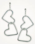 Links of Love Heart Earrings