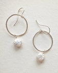 Meridian Earrings • Coin Pearl