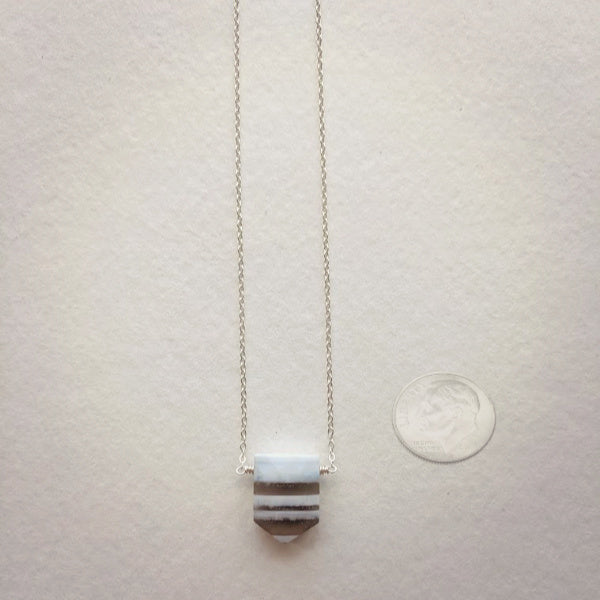Layered Opal Necklace • Minimalist Jewelry