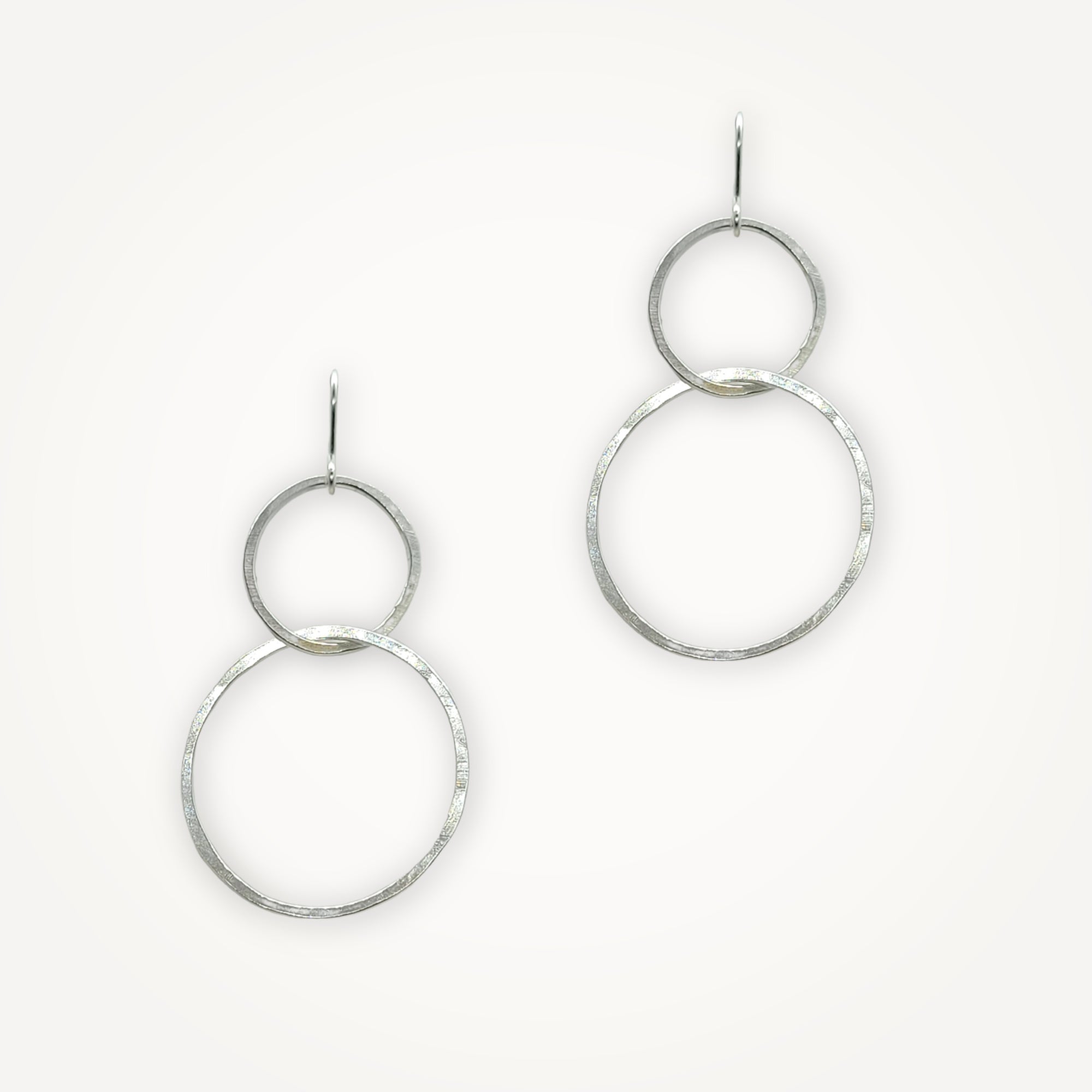 Petite Moonstruck Earrings • Double Hoop