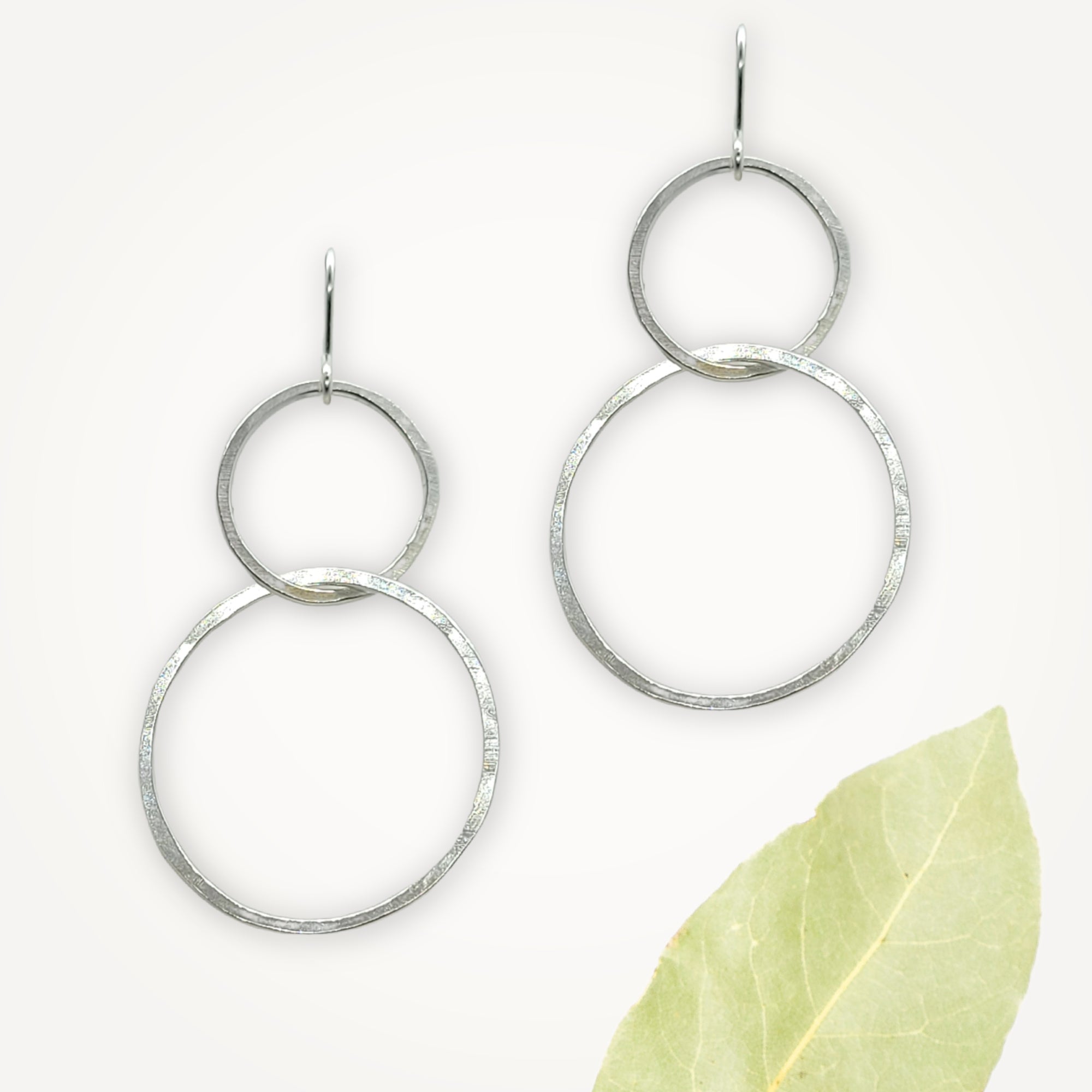 Petite Moonstruck Earrings • Double Hoop