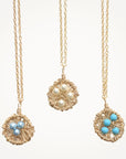 Gold Nest Necklace • Choice of Pearls