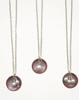 Oyster Necklace • Silver Enamel