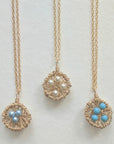 Gold Nest Necklace • Choice of Pearls