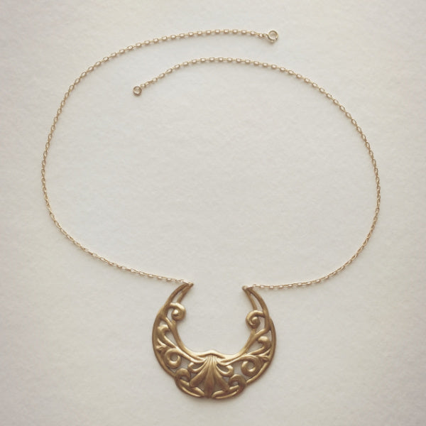 Nouveau Necklace • Scroll