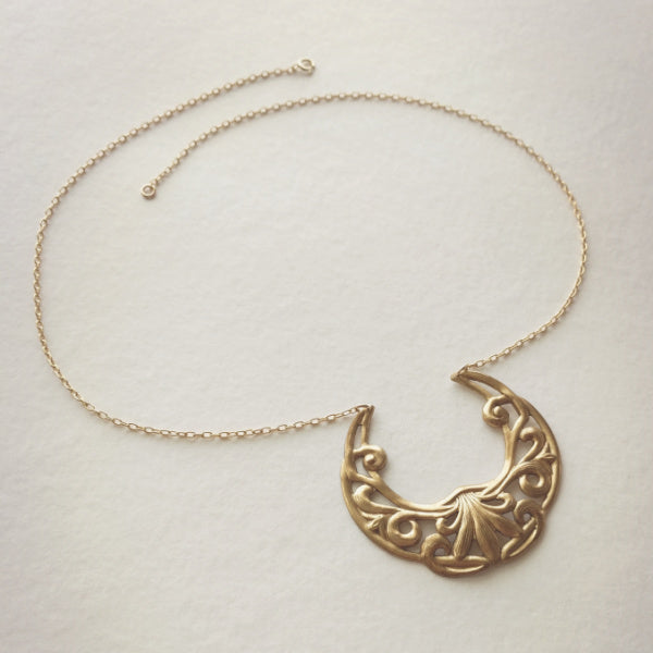 Nouveau Necklace • Scroll