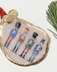 Nutcracker Christmas Ornament • Oyster Shell