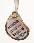 Nutcracker Christmas Ornament • Oyster Shell