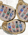 Nutcracker Christmas Ornament • Oyster Shell