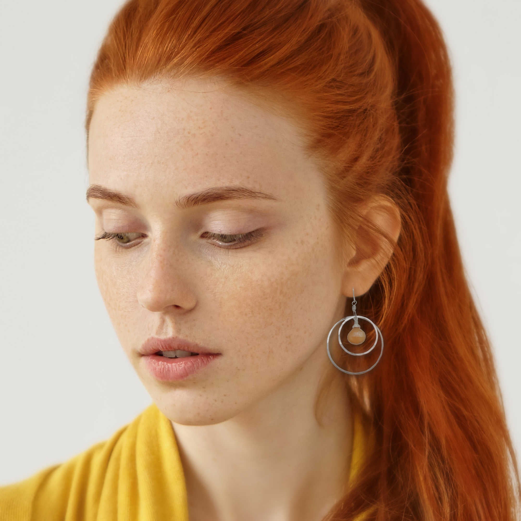 Orbit Earrings • Honey Drop
