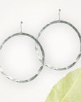 Organic Hoop Earrings • Large
