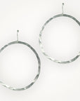 Organic Hoop Earrings • Large