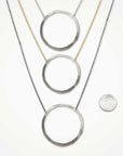 Organic Hoop Necklace
