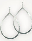 Organic Teardrop Earrings • Large