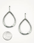 Organic Teardrop Earrings • Medium
