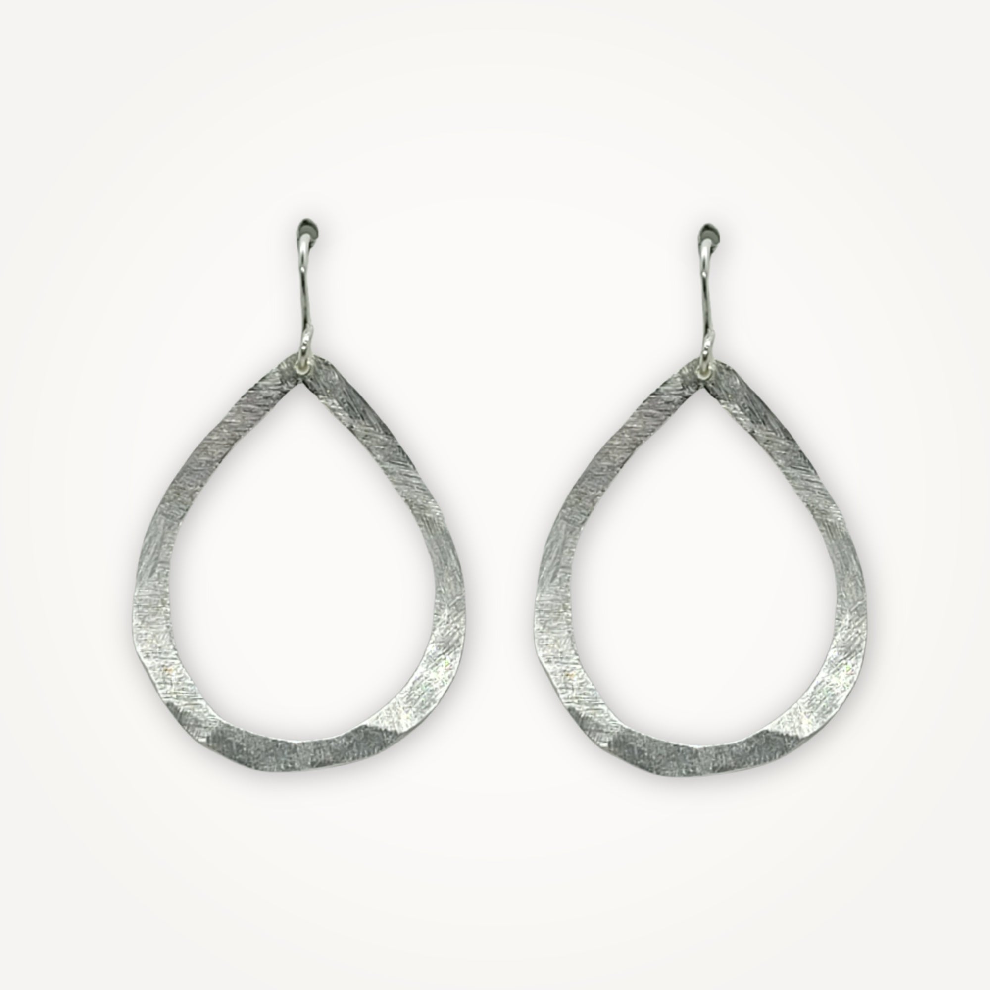 Organic Teardrop Earrings • Medium