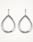 Organic Teardrop Earrings • Medium