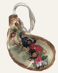 Sledding Christmas Ornament • Oyster Shell