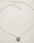 Oyster Necklace • Silver Enamel