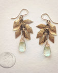 Green Amethyst Panache Earrings