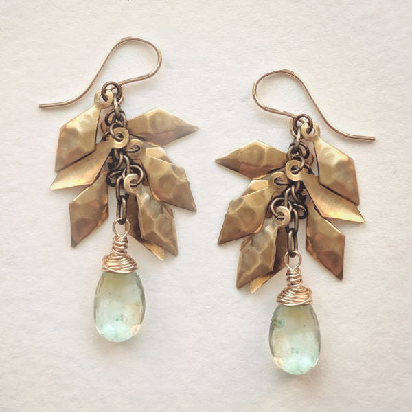 Panache Earrings • Gemstone