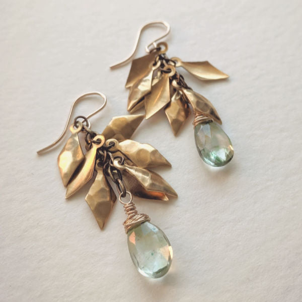 Panache Earrings • Gemstone