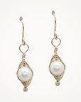 Gold Peapod Earrings • One Pea