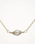 Tiny Gold Peapod Necklace • Your Choice of Peas
