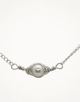 Tiny Silver Peapod Necklace • Your Choice of Peas