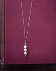 Silver Peapod Necklace • Your Choice of Peas