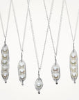 Silver Peapod Necklace • Your Choice of Peas