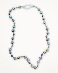 Jewel Tone Necklace • Freshwater Pearl