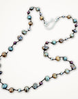 Jewel Tone Necklace • Freshwater Pearl