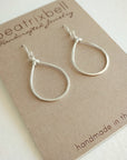 Teardrop Earrings •  Petite
