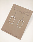 Petite Rectangle Earrings