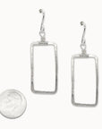 Petite Rectangle Earrings