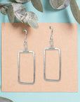 Petite Rectangle Earrings