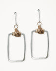 Knot Earrings • Rectangle