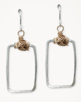 Knot Earrings • Rectangle