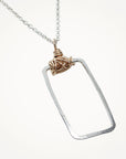 Knot Necklace • Petite Rectangle