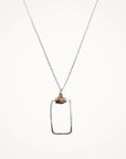 Knot Necklace • Petite Rectangle