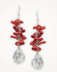 Cupolini Cluster Earrings • Red