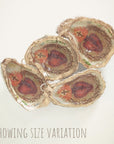 Sacred Heart Ornament • Oyster Shell