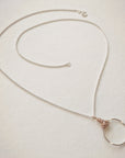 Knot Necklace • Petite Circle